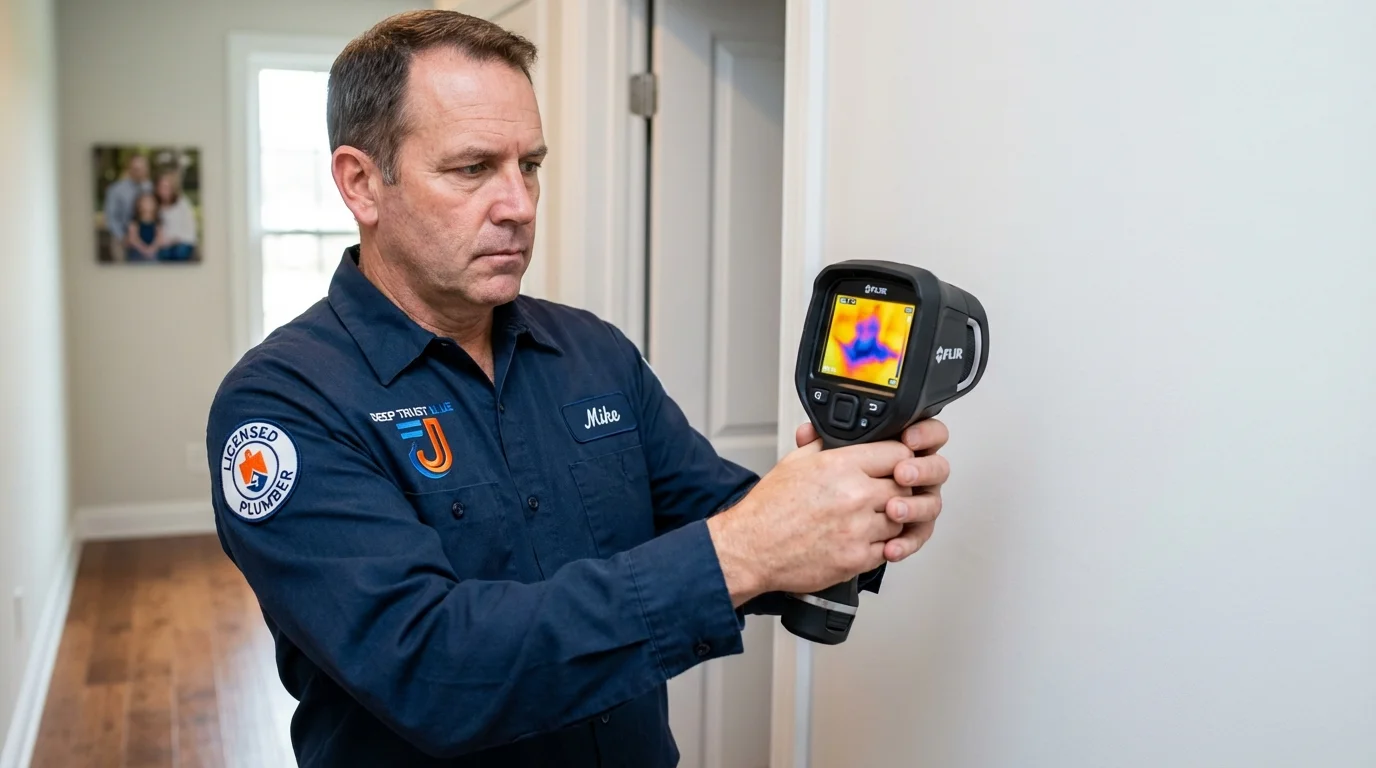 Thermal imaging leak detection by Johns Plumbing LLC in Lake Elmo